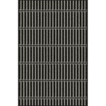 Load image into Gallery viewer, StyleWell Acton 2 ft x 3 ft Polypropylene Loop Yarn with Non-Slip Backing Black Doormat