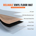 Load image into Gallery viewer, Wood-Look Vinyl 36 in. W x 6 in. L 1.2mm Luxury Vinyl Tile Flooring (54 sq.ft./case)