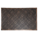 Charger l'image dans la visionneuse de galerie, IH Casa Decor Ih Casadecor 18 L × 30 W × 1 H Rubber Mat (Tiled Floral)