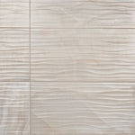 Load image into Gallery viewer, Merola Tile Deco Dubai Pearl Porcelain Wall Tile 0.31 inch Thick x 12.5 inch Wide x 24.5 inch Long – 10.96 sq. ft./Case, Textured Semi-Gloss Finish