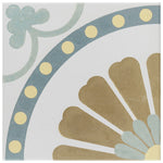 Load image into Gallery viewer, Merola Tile Revival Ring 7-3/4 inch x 7-3/4 inch Ceramic Floor and Wall Tile – 0.25 inch Thick, 10.75 sq ft per Case, Glazed Textured Finish, Heavy Traffic PEI 4 Square Tile