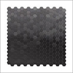 Load image into Gallery viewer, SpeedTiles HexagoniaSB Black Stainless Steel 11.89 in. x 11.46 in. x 5 mm Metal Peel & Stick Tile