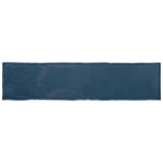Load image into Gallery viewer, Merola Tile Castillo Denim 3 inch x 12 inch Ceramic Wall Tile – 5.72 sq. ft. per Case, Glossy Handmade Subway Look