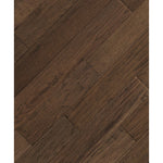 Charger l'image dans la visionneuse de galerie, Plancher stratifié Home Decorators Collection Hickory fumé, largeur aléatoire x 4 7/8 po, épaisseur 12 mm, brun foncé, à emboîtement (25,83 pi²/boîte)