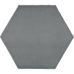 Charger l'image dans la visionneuse de galerie, Carreau mural en céramique pressée brillante hexagonale Anatolia Teramoda Charcoal 15 cm – 0,62 m²/caisse Gris foncé brillant