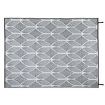 Load image into Gallery viewer, StyleWell Grey Geo Grey 8 ft. x 10 ft. Reversible Outdoor Area Rug