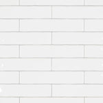 Load image into Gallery viewer, Merola Tile Chester Bianco 2 inch x 10 inch Ceramic Wall Tile 13.44 sq ft/case – Glossy Subway Style Finish