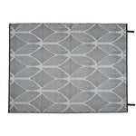 Load image into Gallery viewer, StyleWell Grey Geo Grey 5 ft. x 7 ft. Reversible Outdoor Area Rug – Contemporary Indoor/Outdoor Polypropylene Rug