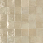 Load image into Gallery viewer, Daltile Zellige Neo Lana Glossy Ceramic Wall Tile 0.37 inch Thick 4 inch Wide 5.67 sq ft/case Undulated Glossy Finish