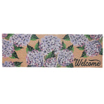 Load image into Gallery viewer, IH Casa Decor Casa Modern 16-Inch x 48-Inch Coir Door Mat Hydrangea Welcome