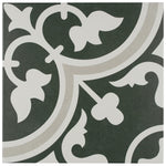 Load image into Gallery viewer, Merola Tile Arte Black Porcelain Floor & Wall Tile 0.4 inch Thick x 9.75 inch Wide Black Square – 10.88 sq. ft./Case, Glazed Satin Finish