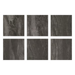Charger l'image dans la visionneuse de galerie, Dark Gray Stone Look 12 in. W x 12 in. L 1.52mm Luxury Vinyl Tile Flooring (10 sq.ft./case)