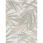Charger l'image dans la visionneuse de galerie, Hampton Bay Palm Leaf Green/Beige 8 ft. x 10 ft. Indoor/Outdoor Area Rug