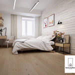 Load image into Gallery viewer, Home Crafters White Oak Sand Motif 3/4-inch Thick x 6 1/2-inch Width Engineered Hardwood Flooring (23.11 sq. ft. / case)