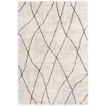 Charger l'image dans la visionneuse de galerie, Home Decorators Collection Wavy Trellis Ivory/Light Brown 8 ft. x 10 ft. Indoor Area Rug – Plush High Pile Transitional Rug