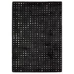 Load image into Gallery viewer, Delfine Geometric Dots Black/Ivory Area Rug