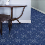 Load image into Gallery viewer, 1.5mm Thick 12" W x 12" L Navy Vinyl Tile Flooring – 20 sq.ft./Carton