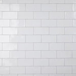 Load image into Gallery viewer, Merola Tile Chester Bianco 3 inch x 6 inch Ceramic Wall Tile – 5.72 sq. ft. per Case, Glossy Smooth Finish