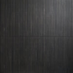 Charger l'image dans la visionneuse de galerie, Ivy Hill Tile Montgomery Ribbon Black Porcelain Tile – 0.39 inch Thick, 24 inch x 48 inch, 15.49 sq.ft/Case – Matte Finish