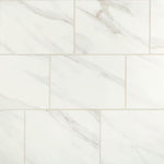Load image into Gallery viewer, Dal Tile Selwyn Bianco Calacatta Glossy Glazed Ceramic Wall Tile 0.38 inch Thick 10 inch W 14.25 sq ft/case
