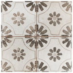 Load image into Gallery viewer, Merola Tile Kings Blume Nero Ceramic Floor and Wall Tile 0.37 inch Thick 17.63 inch Wide 10.95 sq ft/case Matte Textured Finish