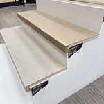 Load image into Gallery viewer, Grizzly Surfaces Naked Stair Tread 3/4-inch Thick x 10 1/4-inch Width x 44 1/2-inch Length Engineered Hardwood