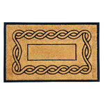 Load image into Gallery viewer, Home Decor Inc. Natural Scroll Coir Outdoor Door Mat – 24" x 36"