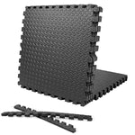 Charger l'image dans la visionneuse de galerie, CAP Barbell 24-inch x 24-inch x 1/2-inch Multi-use Interlocking Puzzle Exercise Mat (6 pieces - 24 sq.ft)
