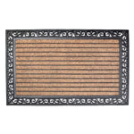 Load image into Gallery viewer, IH Casa Decor 30-inch x 48-inch Rubber and Coir Brush Mat – Rectangular Striped Doormat