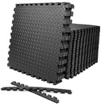 Charger l'image dans la visionneuse de galerie, CAP Barbell 24-inch x 24-inch x 1/2-inch Multi-use Interlocking Puzzle Exercise Mat (24 pieces - 96 sq.ft)