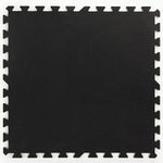 Charger l'image dans la visionneuse de galerie, FloorPops 24-inch x 24-inch Black Obsidian Interlocking Rubber Tiles