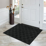 Load image into Gallery viewer, TrafficMaster 36-inch x 48-inch Black Embossed Rectangular Door Mat with Lattice
