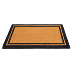 Charger l'image dans la visionneuse de galerie, Home Decorators Collection Black Border 18-inch x 30-inch Coir Door Mat