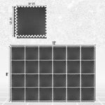 Charger l'image dans la visionneuse de galerie, CAP Barbell 24-inch x 24-inch x 1/2-inch Multi-use Interlocking Puzzle Exercise Mat (24 pieces - 96 sq.ft)