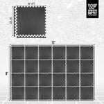 Charger l'image dans la visionneuse de galerie, CAP Barbell 24-inch x 24-inch x 1/2-inch Multi-use Interlocking Puzzle Exercise Mat (24 pieces - 96 sq.ft) (Copy)