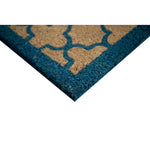 Load image into Gallery viewer, MSI Stone ULC Blue Quatrefoil Coir Door Mat – 18" x 30"
