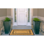 Load image into Gallery viewer, Home Decor Inc. Natural Scroll Coir Outdoor Door Mat – 24" x 36"