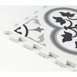 Charger l'image dans la visionneuse de galerie, FloorPops Grey Hamal 11.4 in. x 11.4 in. Interlocking Floor Tiles