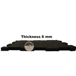 Charger l'image dans la visionneuse de galerie, Rubber King Pro Series Black 24-inch x 24-inch Rubber Interlocking Floor Tile (40 sq. ft. / case)