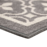Load image into Gallery viewer, Multy Home Jinnah Grey Printed Decorative Mat – 3 x 4 ft, Non-Slip, Indoor