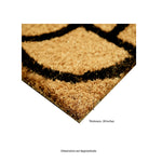 Load image into Gallery viewer, MSI Stone ULC Black Geometric Coir Door Mat – 22 x 36 in., Non-Slip, Indoor/Outdoor