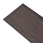 Load image into Gallery viewer, Oak Dark Brown PVC Laminate Flooring Plank – 6" x 36", 0.08" Thick, 54 Sq. Ft., Waterproof DIY Flooring