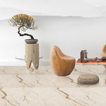 Charger l'image dans la visionneuse de galerie, Revêtement de sol en carreaux de vinyle adhésifs Dundee Deco Falkirk Fermoy, couleur crème, 12 po x 24 po (20 pi²/boîte)