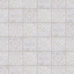 Load image into Gallery viewer, Merola Tile Aevum Ornato White 7.88 inch x 7.88 inch Ceramic Wall Tile – 9.24 sq ft per Case, Textured Cement Look Decorative Wall Tile