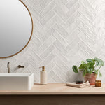 Load image into Gallery viewer, Ivy Hill Amagansett Gin White Mixed Finish Ceramic Wall Tile 2 inch x 8 inch 0.31 inch Thick 5.38 sq ft/case