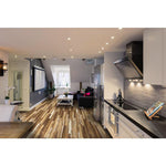 Load image into Gallery viewer, Deco Products COLORS Floor-Wall Old Brown Wood Aged 6-inch x 36-inch Painted Style Luxury Vinyl Plank (30 sq. ft./case)