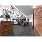 Charger l'image dans la visionneuse de galerie, Anatolia Industria Graphite Porcelain Tile 0.41 inch Thick 24 inch x 48 inch 15.5 sq. ft./case Matte Rectified Cement Look