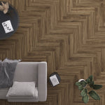Load image into Gallery viewer, Quickstyle Prati 5.5 mm x 5-inch x 30-inch Herringbone Vinyl Plank Flooring (20.18 sq. ft./case)
