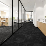 Load image into Gallery viewer, Astella Sediment Shungite 21.68 in. x 21.68 in. Carpet Tile (8 Tiles, 21.53 sq. ft./Case)
