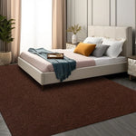 Charger l'image dans la visionneuse de galerie, Area Rugs For Living Room Or Bedroom, Non Slip Brown Runner, 6'X5'